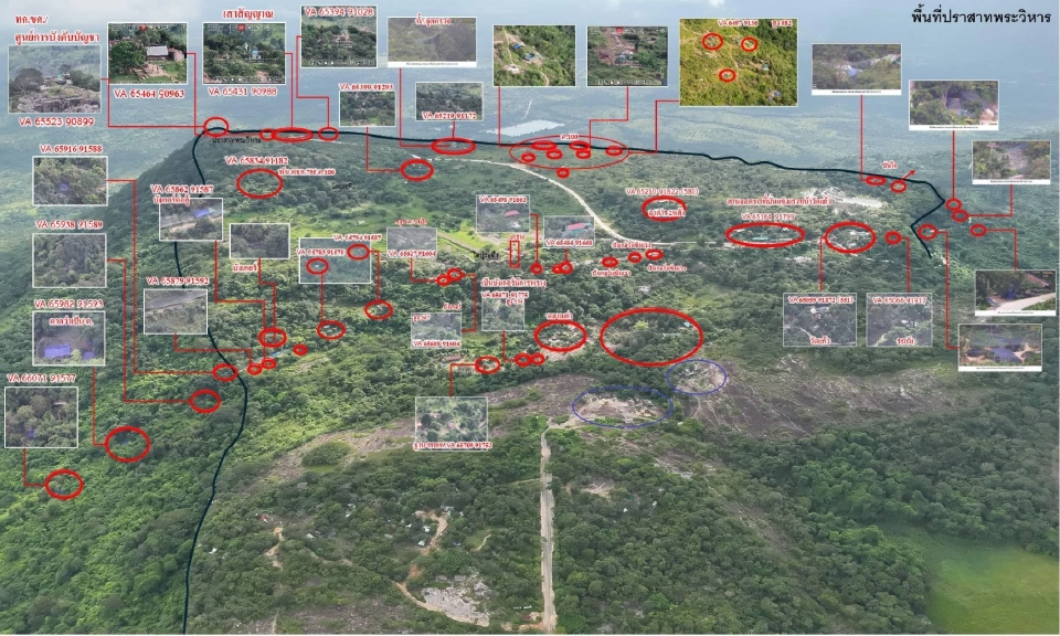 ทบ. แฉหลักฐานกัมพูชาใช้ปราสาทเขาพระวิหาร โบราณสถาน เป็นฐานทหาร