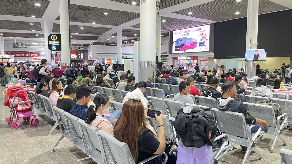 ปีใหม่ 2569 บขส.เปิดยอดผู้โดยสารเดินทางกลับบ้านวันแรก 1.3 แสนคน