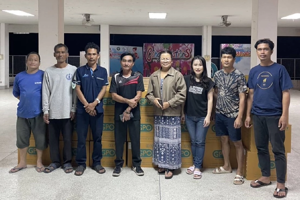 องค์การเภสัชกรรม ส่งมอบยาและเวชภัณฑ์ ช่วยประชาชนชายแดนไทย–กัมพูชา