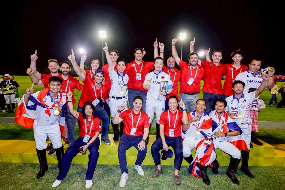 ซีเกมส์ 2025 ต็อบ อัยยวัฒน์ นำทีมชาติไทย พิชิตบรูไน คว้าเหรียญทองแรกกีฬาขี่ม้าโปโล