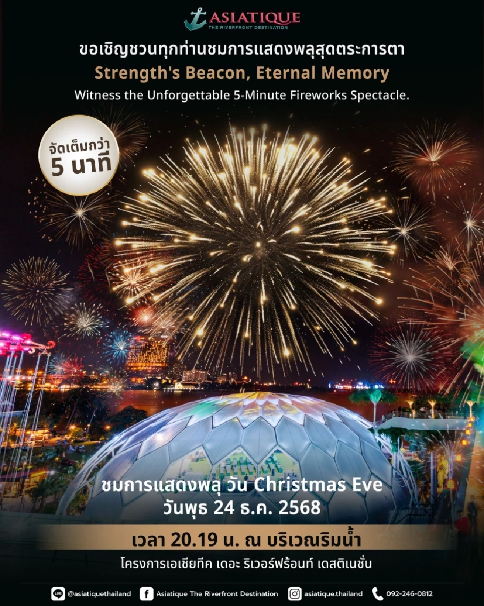 เทศกาลเฉลิมฉลอง"คริสต์มาส 2568" มัดรวมพิกัดจุดจัดงาน Christmas 2025 ทั่วกรุงเทพฯ