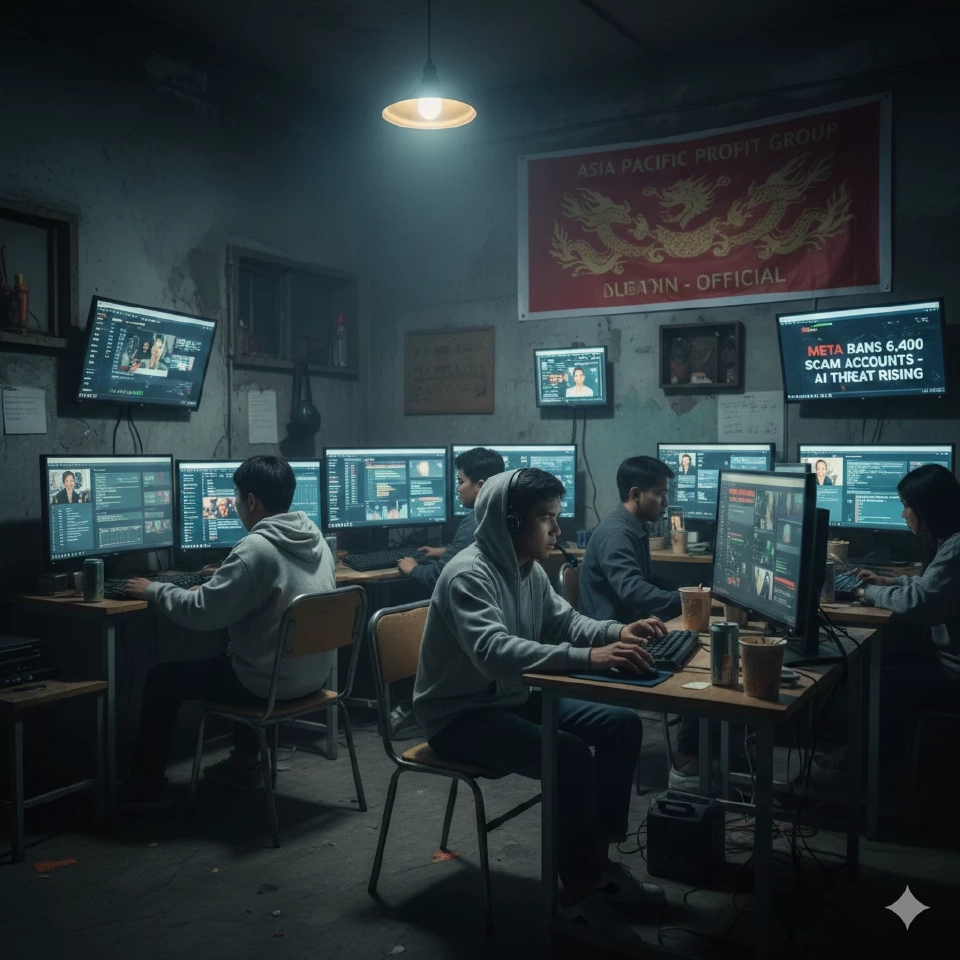 Meta ไล่กวาดล้าง 6,400 บัญชีสแกมเมอร์กัมพูชา เตือนภัย AI ระบาดหนัก