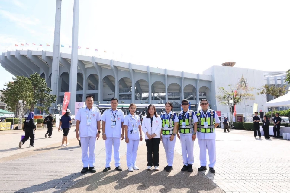 สธ. จัดทีมแพทย์-พยาบาลกว่า 400 ทีม ดูแล 21 สนาม ซีเกมส์ครั้งที่ 33