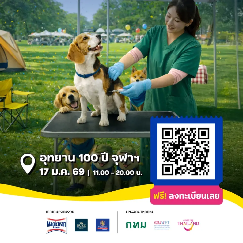 เอาใจคนรักสัตว์ กทม.บริการ 'ฉีดฝังไมโครชิป-จดทะเบียน' ฟรี 300 สิทธิ์