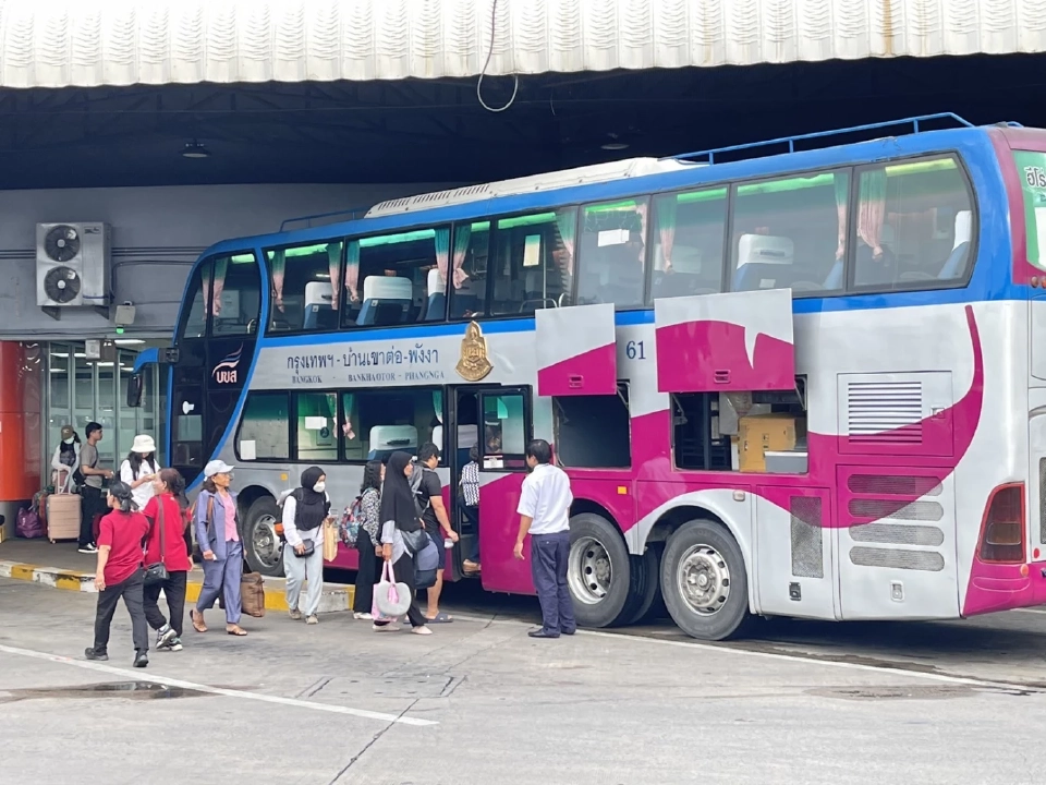 'บขส.' จัดรถโดยสาร 5 พันเที่ยว รับประชาชนเดินทาง 'เทศกาลปีใหม่ 2569'