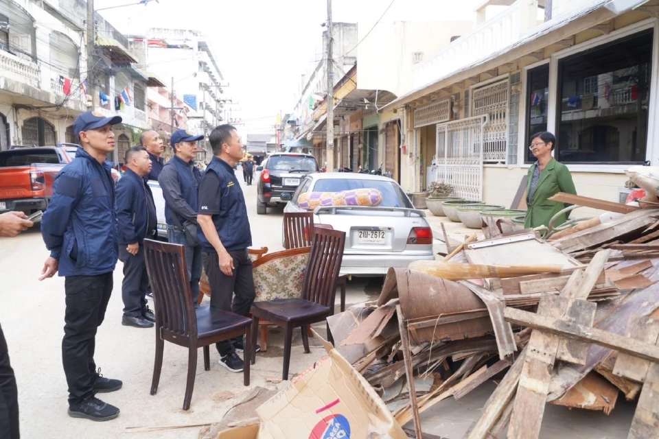 อธิบดีโยธาฯ ลงพื้นที่หาดใหญ่ เร่งฟื้นฟูเมือง-ตรวจอาคารเข้ม