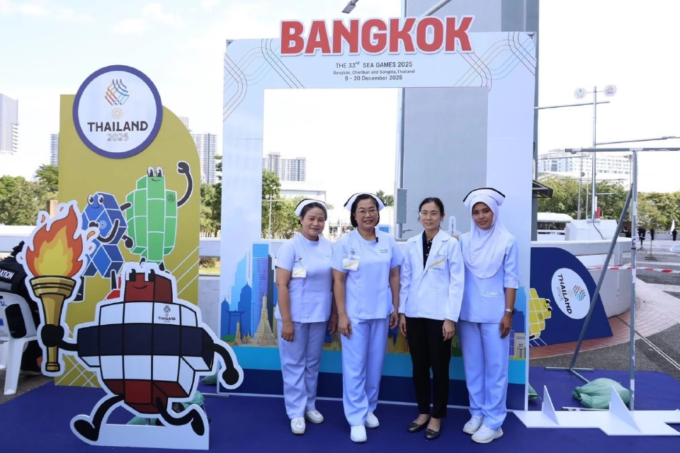 สธ. จัดทีมแพทย์-พยาบาลกว่า 400 ทีม ดูแล 21 สนาม ซีเกมส์ครั้งที่ 33