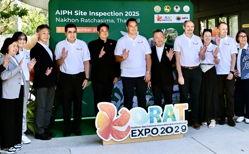 ไทยประกาศศักยภาพ! โคราชพร้อมจัดพืชสวนโลก 2572 – AIPH ชมดีไซน์ล้ำ