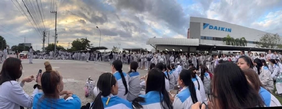 ไดกิ้นฯ ประกาศ 'ปิดงานงดจ้าง' สหภาพแรงงาน มีผล 6 ธ.ค. 68 หลังเจรจาข้อพิพาทล้ม