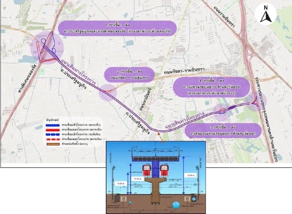 รุมคัดค้านมติคจร.ยึดอุโมงค์เกษตร-ถนนงามวงศ์วาน ทำ'ทางด่วน' รถติดสาหัส
