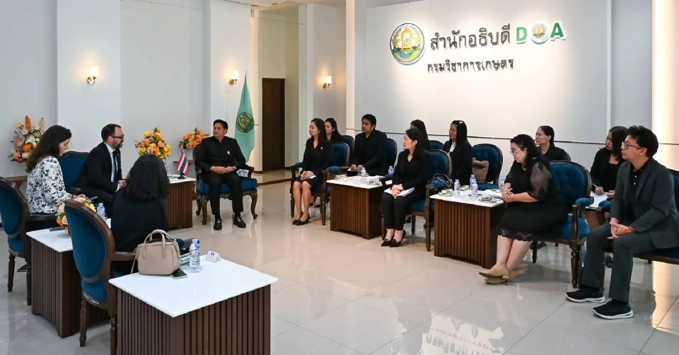 อธิบดีกรมวิชาการเกษตร กระชับความร่วมมือไทย–ฝรั่งเศส หนุนเกษตรยั่งยืน-เทคโนโลยีชีวภาพ