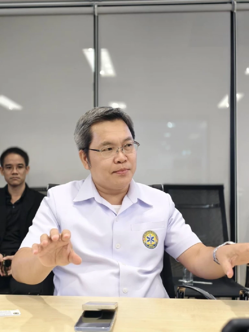 นายไพศาล ก้อนจำปา รองเลขาธิการสถาบันการแพทย์ฉุกเฉินแห่งชาติ (สพฉ.)