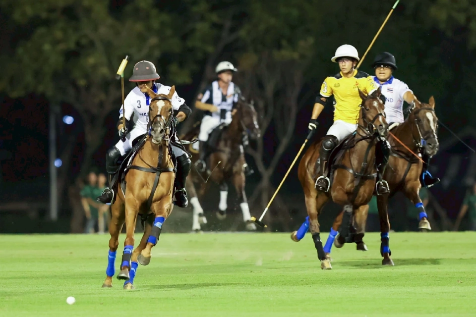 ซีเกมส์ 2025 ต็อบ อัยยวัฒน์ นำทีมชาติไทย พิชิตบรูไน คว้าเหรียญทองแรกกีฬาขี่ม้าโปโล