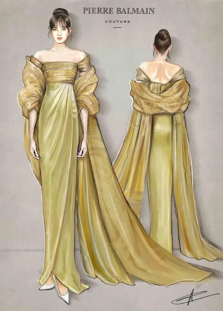 เปิดคลิปเบื้องหลังชุด 'ลิซ่า' ร่างทอง แรงบันดาลใจจากชุด 'สมเด็จพระพันปีหลวง'