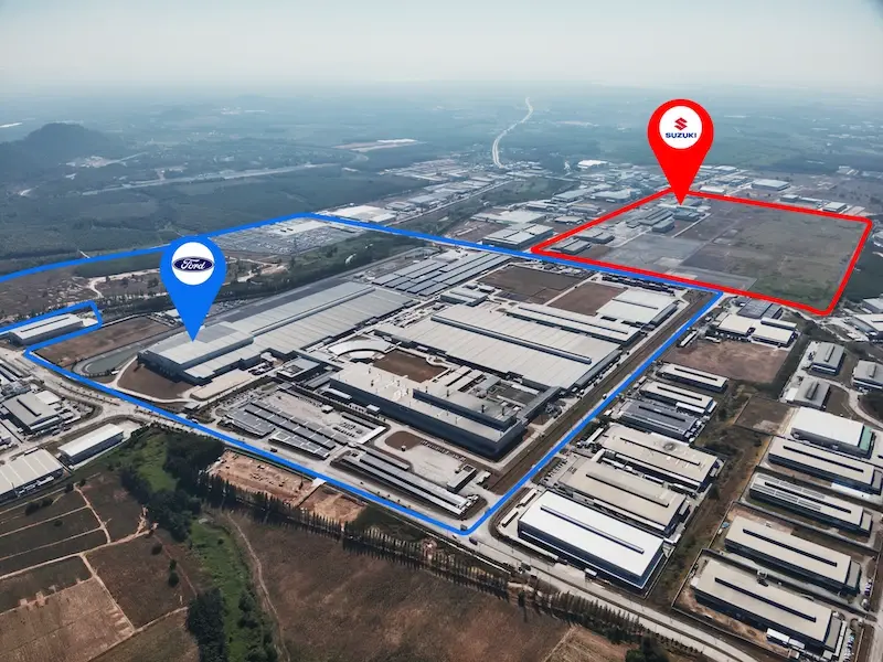 ฟอร์ด ซื้อโรงงานซูซูกิ มอเตอร์ จ.ระยอง คาดทุ่มเงินกว่า 4,000 ล้านบาท