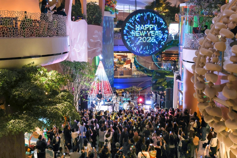 แลนด์มาร์กโลกใจกลางกรุง สยามพารากอนจัดเต็มเคานต์ดาวน์ 2569