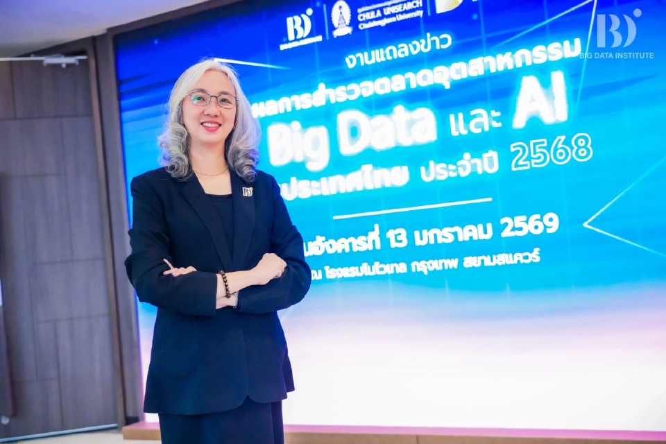 เปิดผลสำรวจตลาด Big Data & AI ไทยมูลค่าทะลุ 4.1 หมื่นล้านบาท