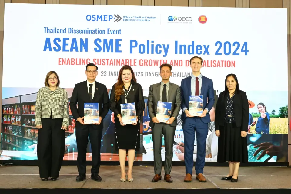 ดัชนี SME อาเซียน ชี้ไทยมีศักยภาพ แต่ติดกับดักเงินทุน–ตลาดโลก