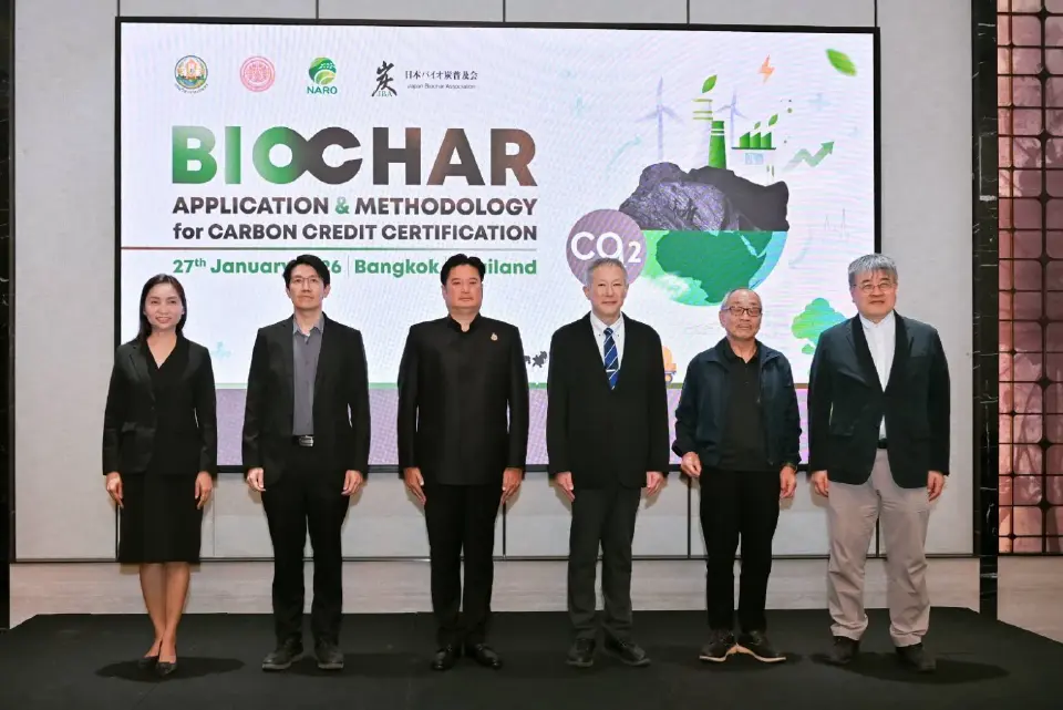 อธิบดีกรมวิชาการเกษตร เปิดเวทีไทย–ญี่ปุ่น ดันไบโอชาร์ ลด PM2.5 สู่คาร์บอนเครดิต