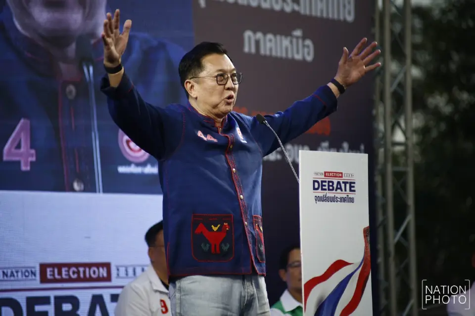 นายจตุพร บุรุษพัฒน์  หัวหน้าพรรคโอกาสใหม่ และแคนดิเดตนายกรัฐมนตรี