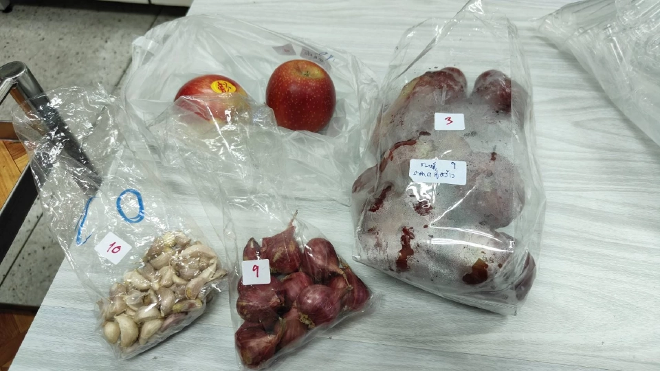 สุ่มตรวจอาหาร-น้ำ รอบชุมชนสารเคมีรั่วสมุทรปราการ ไม่พบสารเอทิลอะซิเตต