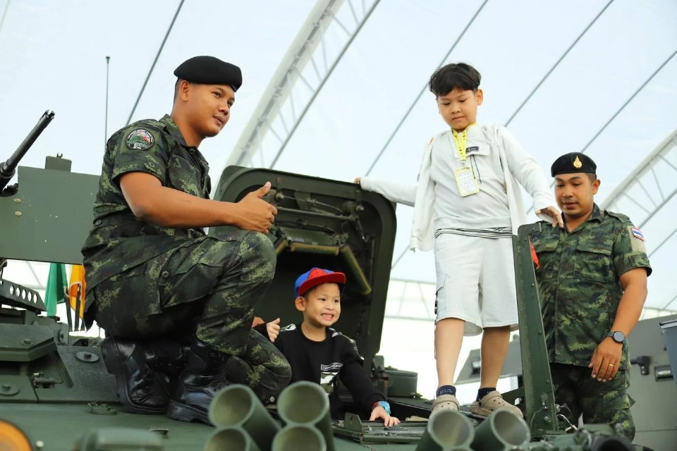 กองทัพบกเปิดบ้านวันเด็กปี 69 พาเยาวชนเรียนรู้ภารกิจทหาร ปลูกฝังวินัยและรักชาติ