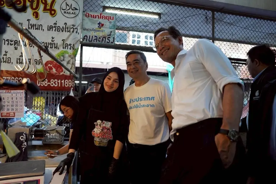 “อภิสิทธิ์-กรณ์-การดี” 3 แคนดิเดตนายกฯ ปชป. ลุยหาเสียงอยุธยา