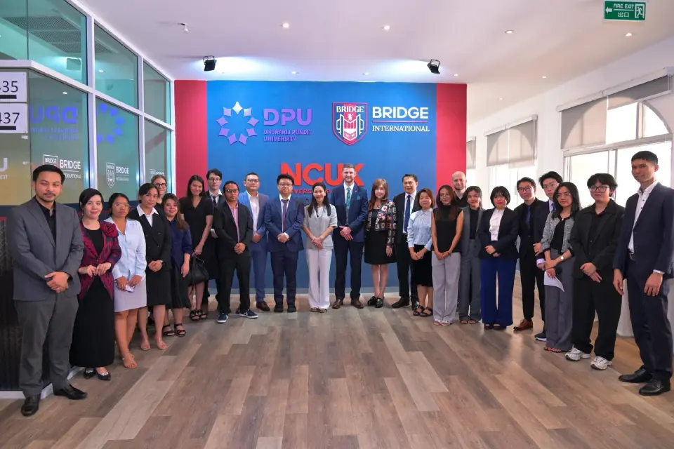 DPU ผนึก NCUK–Bridge เปิดหลักสูตรสากล ปูทางเรียนต่อมหาวิทยาลัยชั้นนำโลก