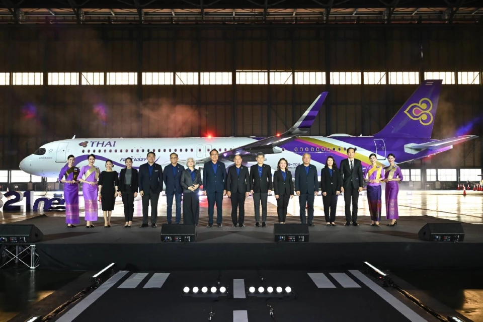 การบินไทยเปิดตัวเครื่องบินใหม่แอร์บัส A321neo