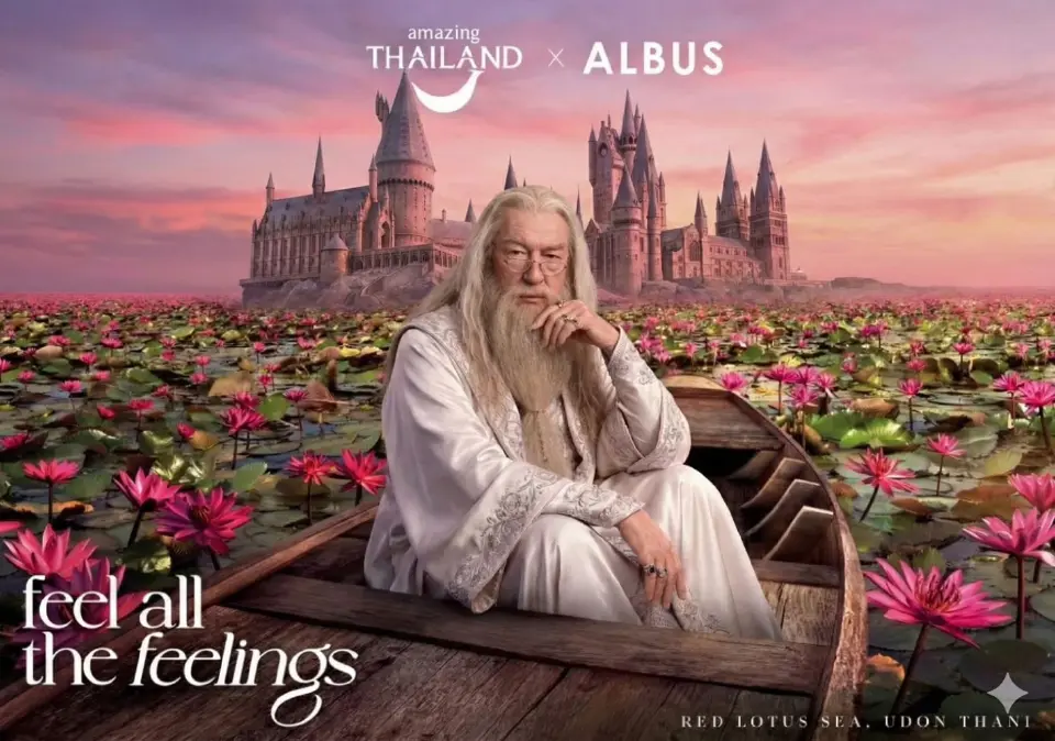 โซเซียลแห่สร้างมีม ‘ลิซ่า’ ทะเลบัวแดง อุดรธานี ททท.มองบวก ยันไม่ได้ใช้ AI ทำภาพ