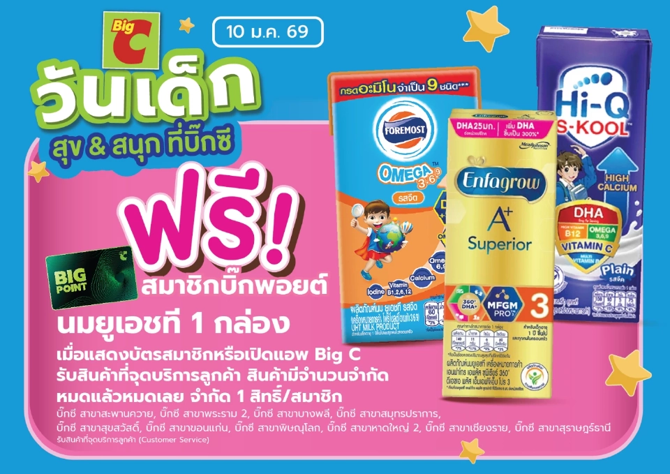 เปิดไฮไลท์ห้างดัง 'วันเด็กแห่งชาติ 2569' สุดคึกคัก จัดหนักกิจกรรมทั่วกรุง
