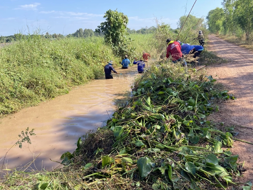 ‘ชลประทาน’ เริ่มปีใหม่ ความห่วงใยเหมือนเดิม ระดมเครื่องสูบน้ำ–กำจัดผักตบฯ อุ้มเกษตรกรฝ่าฤดูแล้ง