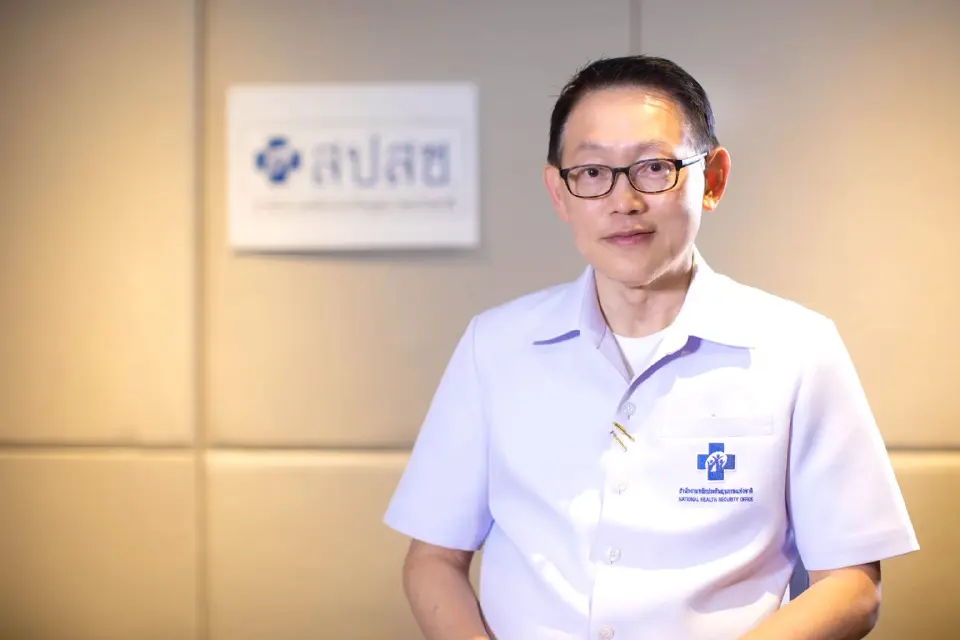 นพ.จเด็จ ธรรมธัชอารี เลขาธิการสำนักงานหลักประกันสุขภาพแห่งชาติ (สปสช.) 