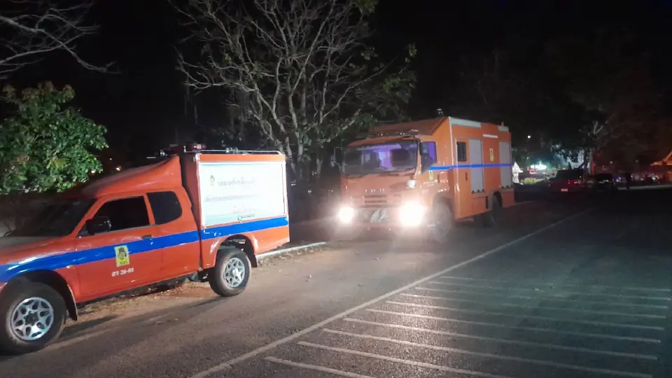 ด่วน! คลังเก็บอาวุธ ตชด.21 สุรินทร์ระเบิดสนั่น เพลิงไหม้วิกฤต สั่งเลี่ยงเส้นทาง