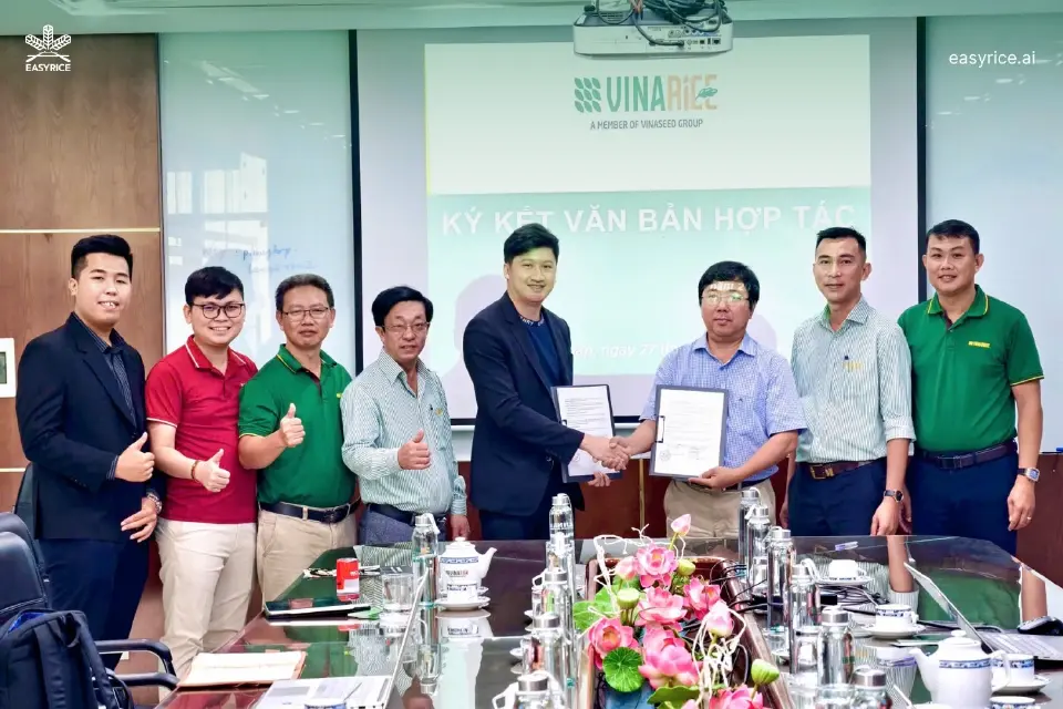 อีซีไรซ์ รุกเวียดนาม ลงนาม 3 ยักษ์ใหญ่ ขับเคลื่อน AI เกษตรแม่นยำ