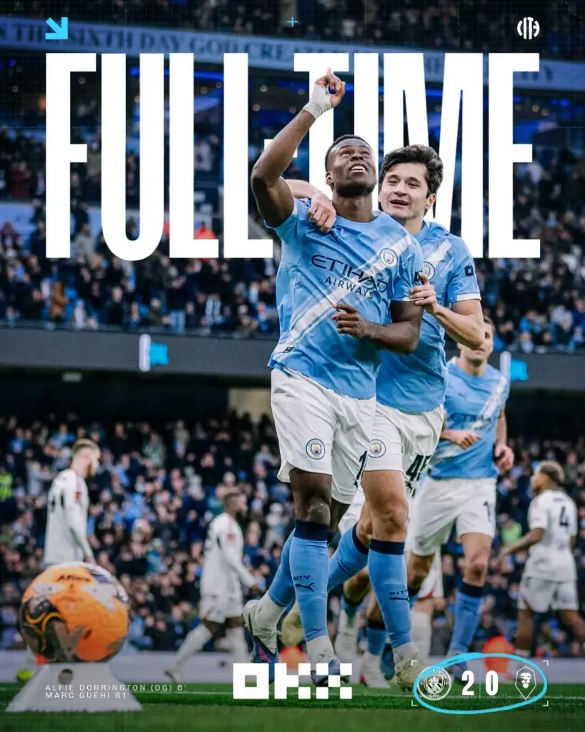 แมนซิตี้ ชนะ ซัลฟอร์ด​ 