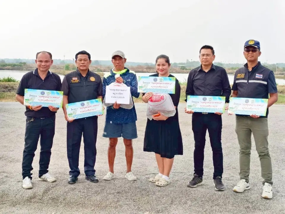 เกษตรกรตอบรับ“กองทุนปลากะพงขาว”ประมงสมุทรสงคราม เดินหน้าปีที่ 2