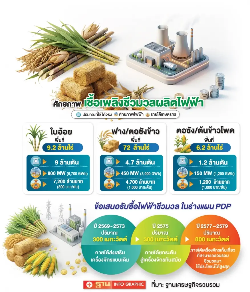 เอกชนดันไฟฟ้าชีวมวล1,400 MW บรรจุแผน PDP แก้ฝุ่น PM 2.5 หนุนเศรษฐกิจฐานราก