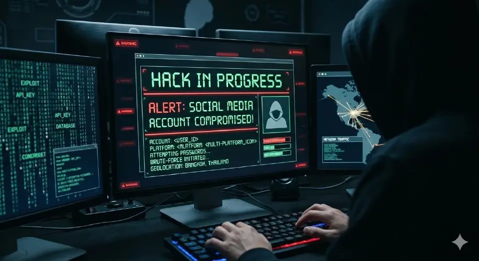 เช็กด่วน! 4 สัญญาณเตือนภัยโซเชียลมีเดียเสี่ยง "กำลังโดนแฮ็ก"