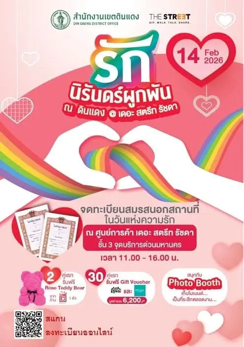 เช็คพิกัด จุดจดทะเบียนสมรส นอกสถานที่ ในกทม. 8 ธีม 8 ไฮไลท์ รับวันวาเลนไทน์