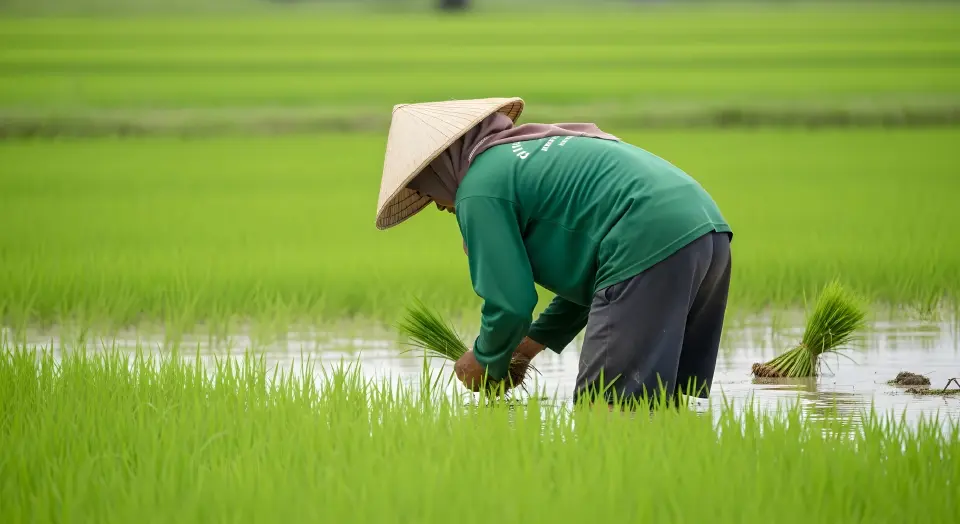 ‘เนทซีโรคาร์บอน’ ลุยทำนาเปียกสลับแห้ง สุพรรณบุรี ดันเป้าหมาย 6.2 ล้านไร่