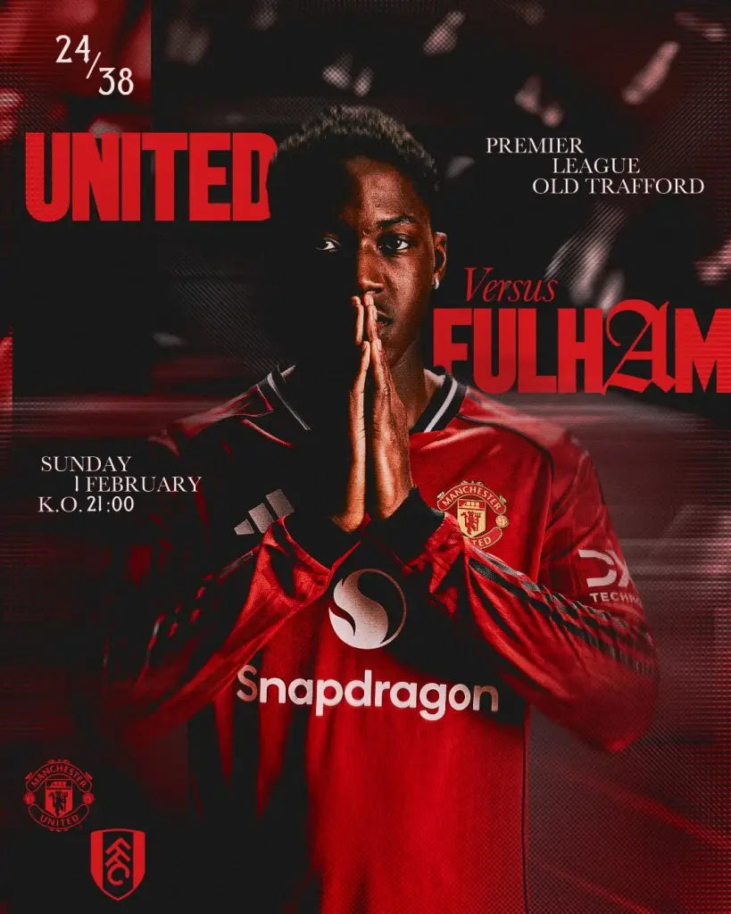 ถ่ายทอดสด แมนยู พบ ฟูแล่ม ดูบอลสด พรีเมียร์ลีกวันนี้ 1 ก.พ.69 เวลา 21.00 น. 