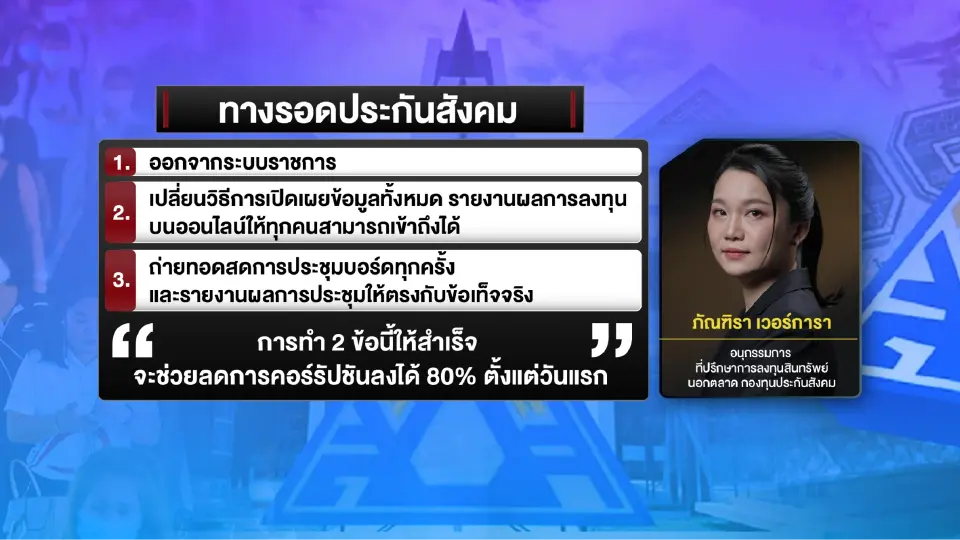 เบื้องลึก 'กองทุนประกันสังคม' ออกจากราชการคือทางรอดเดียว!