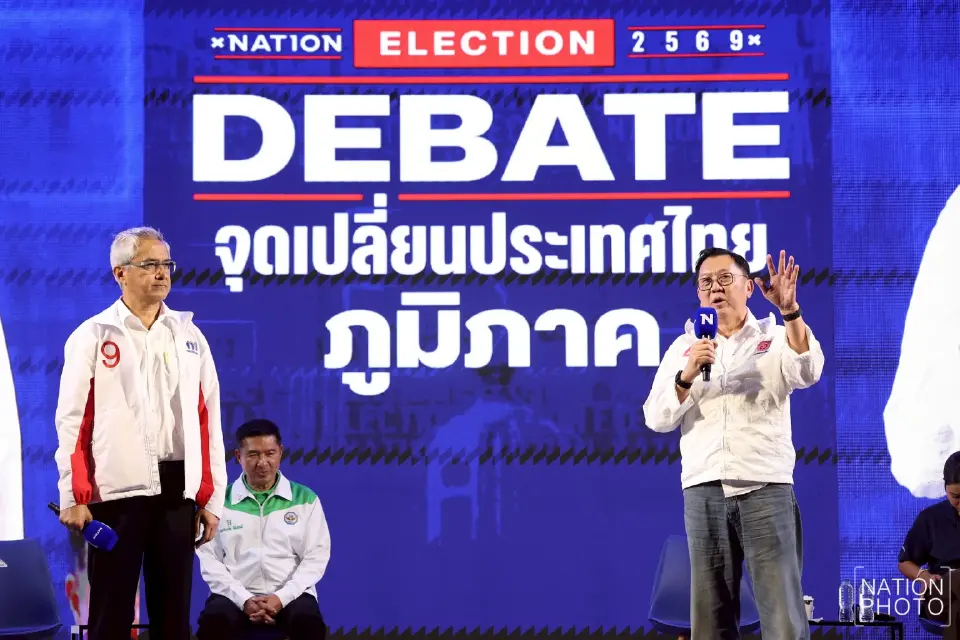 ดีเบตภาคใต้เดือด 6 พรรคหลัก งัดปมเศรษฐกิจ การเมือง อนาคตประเทศ