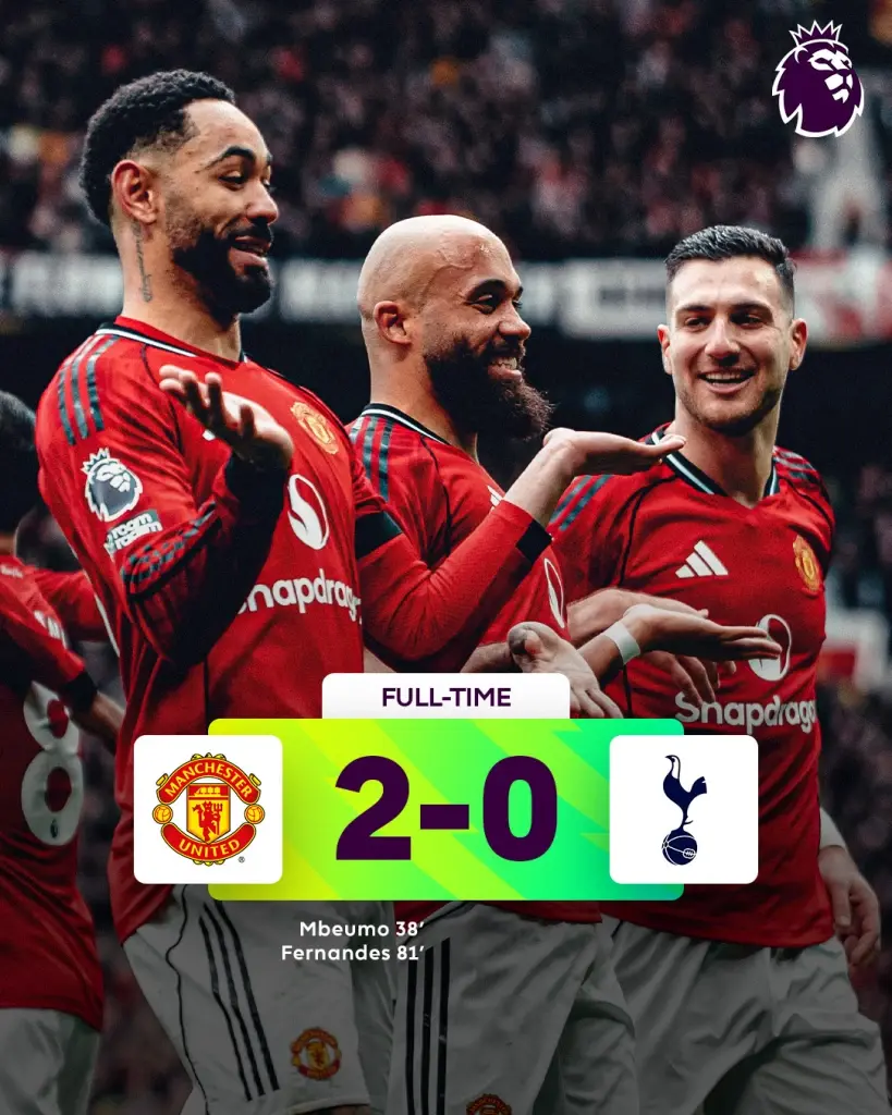 แมนฯยูไนเต็ด 2-0 สเปอร์ส
