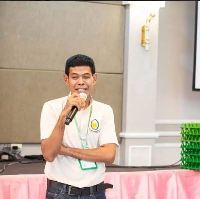 นายสุธาศิน อมฤก เลขานุการสมาคมการค้าผู้ค้าไข่ไทย