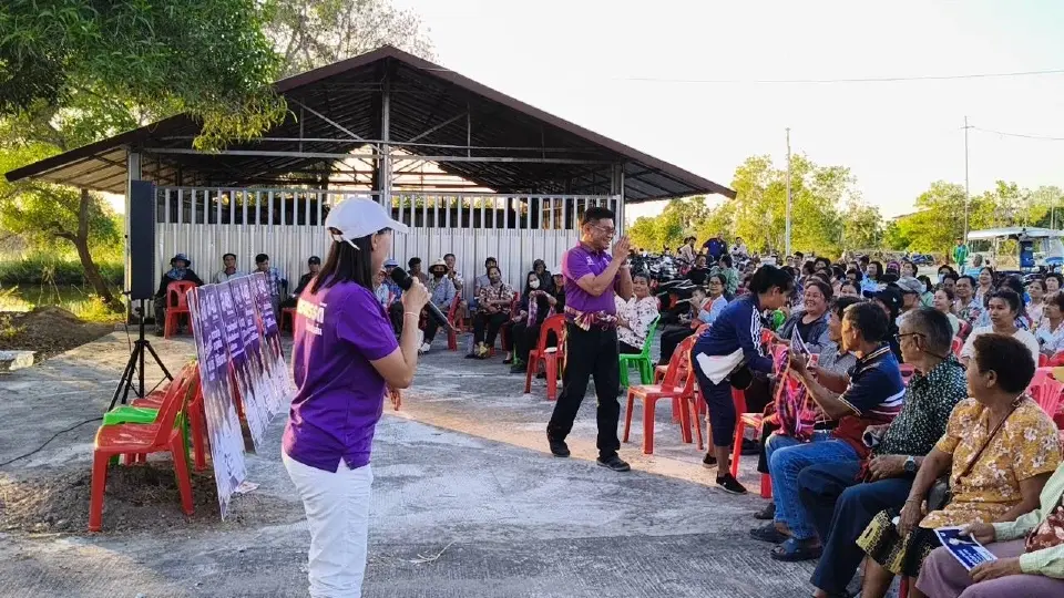 “ไทยสร้างไทย”ลุยหาเสียงอุดรฯ มั่นใจนโยบายบำนาญ 3,000 บาท พาเข้าสภา