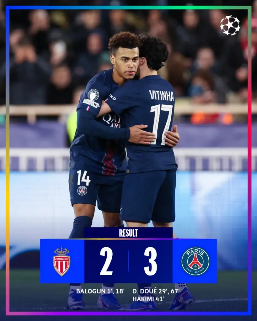 โมนาโก พ่าย เปแอสเช 