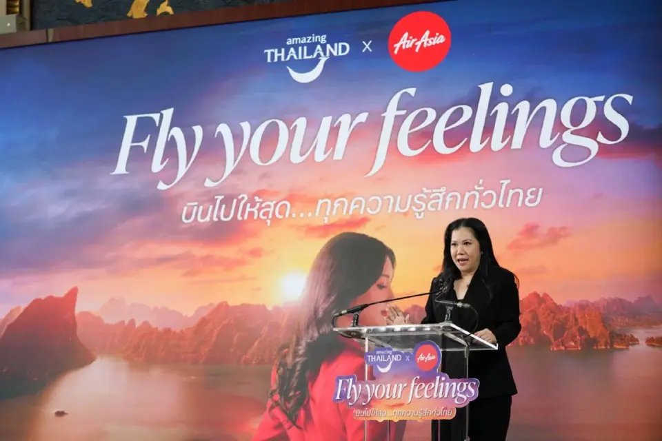 เที่ยวไทยตามรอย 'ลิซ่า' ไทยแอร์เอเชีย จัดตั๋วโปรลดสูงสุด 15% ลุ้นบินฟรีตลอดปี