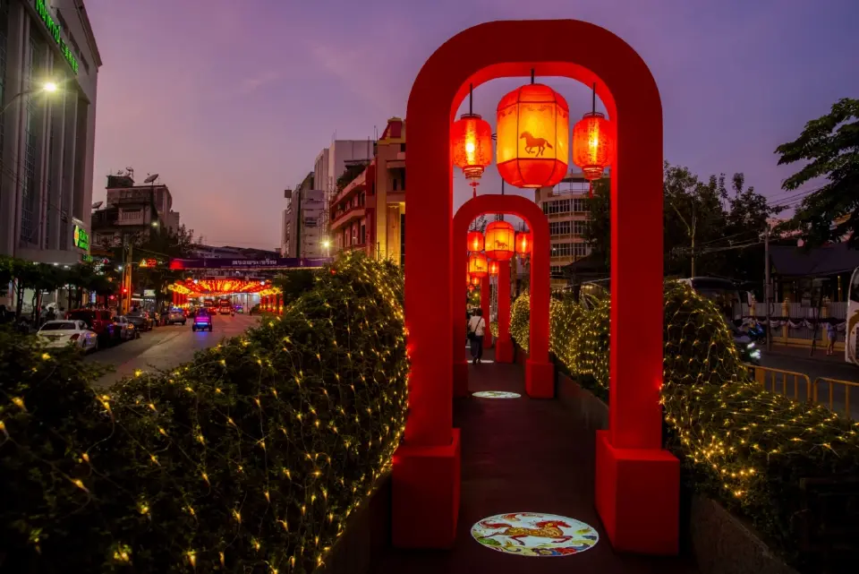 ไทยเบฟ หนุนประดับตกแต่งโคมไฟ ต้อนรับเทศกาล “ตรุษจีนเยาวราช”